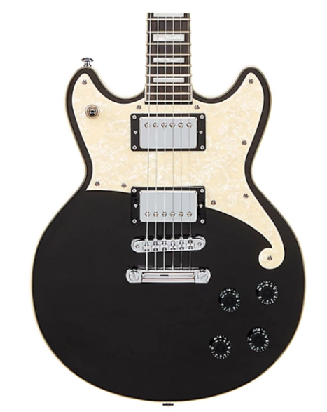 D'Angelico Premier Brighton - Black Flake – Bros Guitars