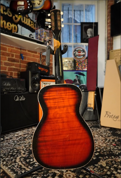 Vintage Harmony Stella 1960s Acoustic Guitar. 3/4 Size