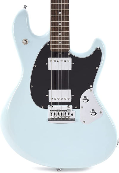 Sterling by Music Man 6 String Solid-Body Electric Guitar, Daphne Blue