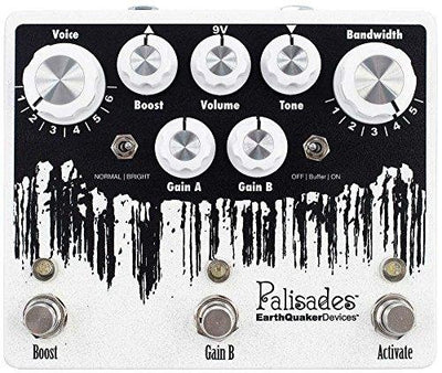 earthquaker devices palisades v2 mega ultimate overdrive guitar effects pedal