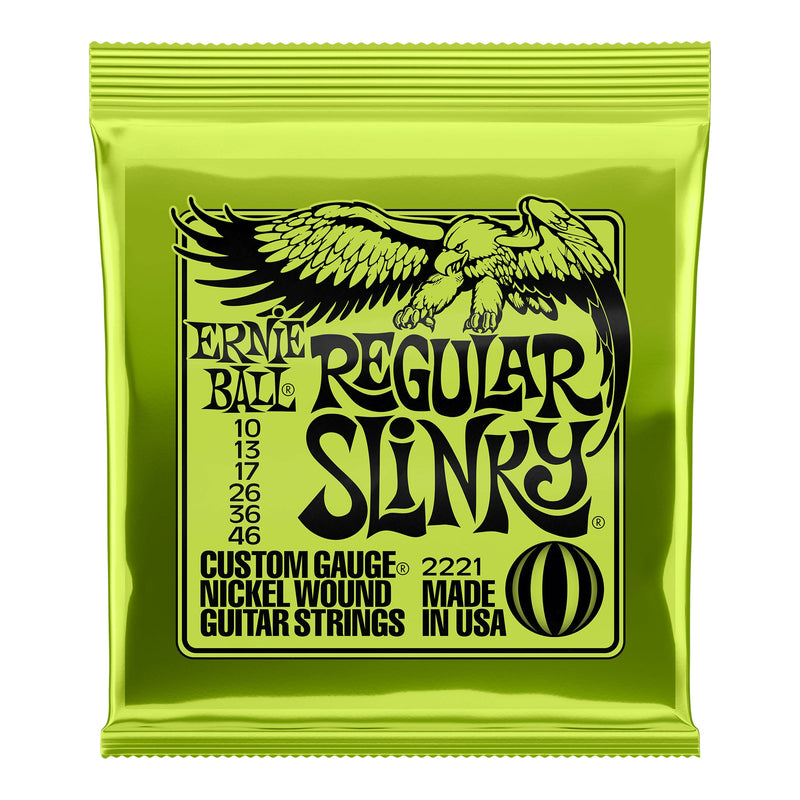 Ernie Ball Regular Slinky Electric Guitar Strings 10-46
