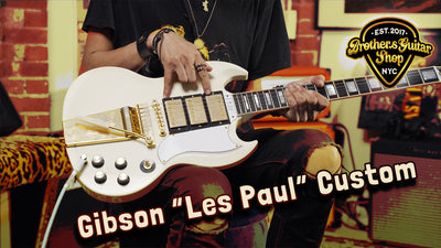 Gibson Custom Shop 1961 "Les Paul" Custom Reissue SG | Brothers Break Down