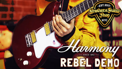 Harmony Rebel Guitar Review 2022 | Brothers Gear Breakdown
