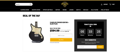 Introducing Steal of the Day at Bros Guitar Shop - Don't Miss Out on Exclusive Discounts and Savings!