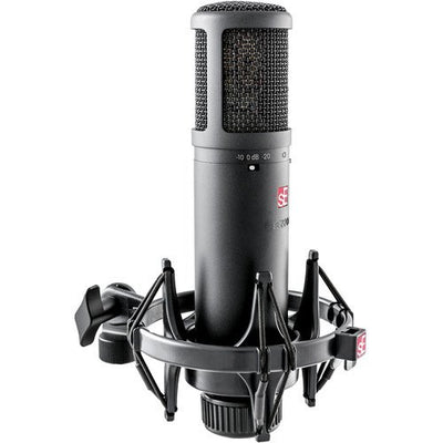 SE Electronics Large Diameter Condensor Mic Cardioid w/ Shockmount And Filter