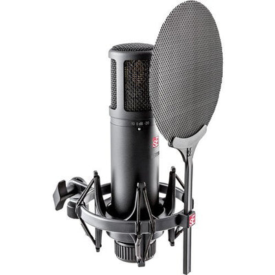 SE Electronics Large Diameter Condensor Mic Cardioid w/ Shockmount And Filter