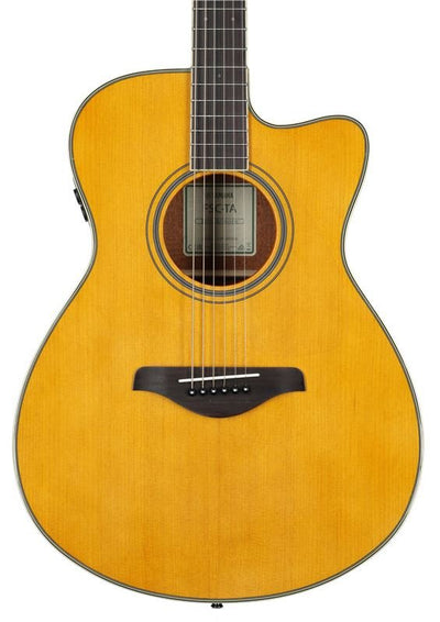 Yamaha FSC-TA Cutaway TransAcoustic Guitar Vintage Tint