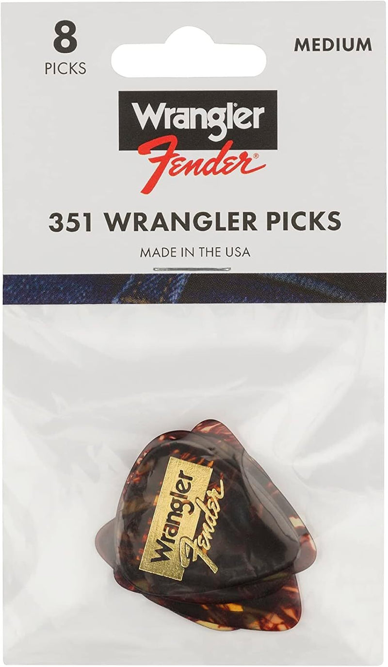 351 Wrangler x Fender Shell Pick - Medium (8 Pack)