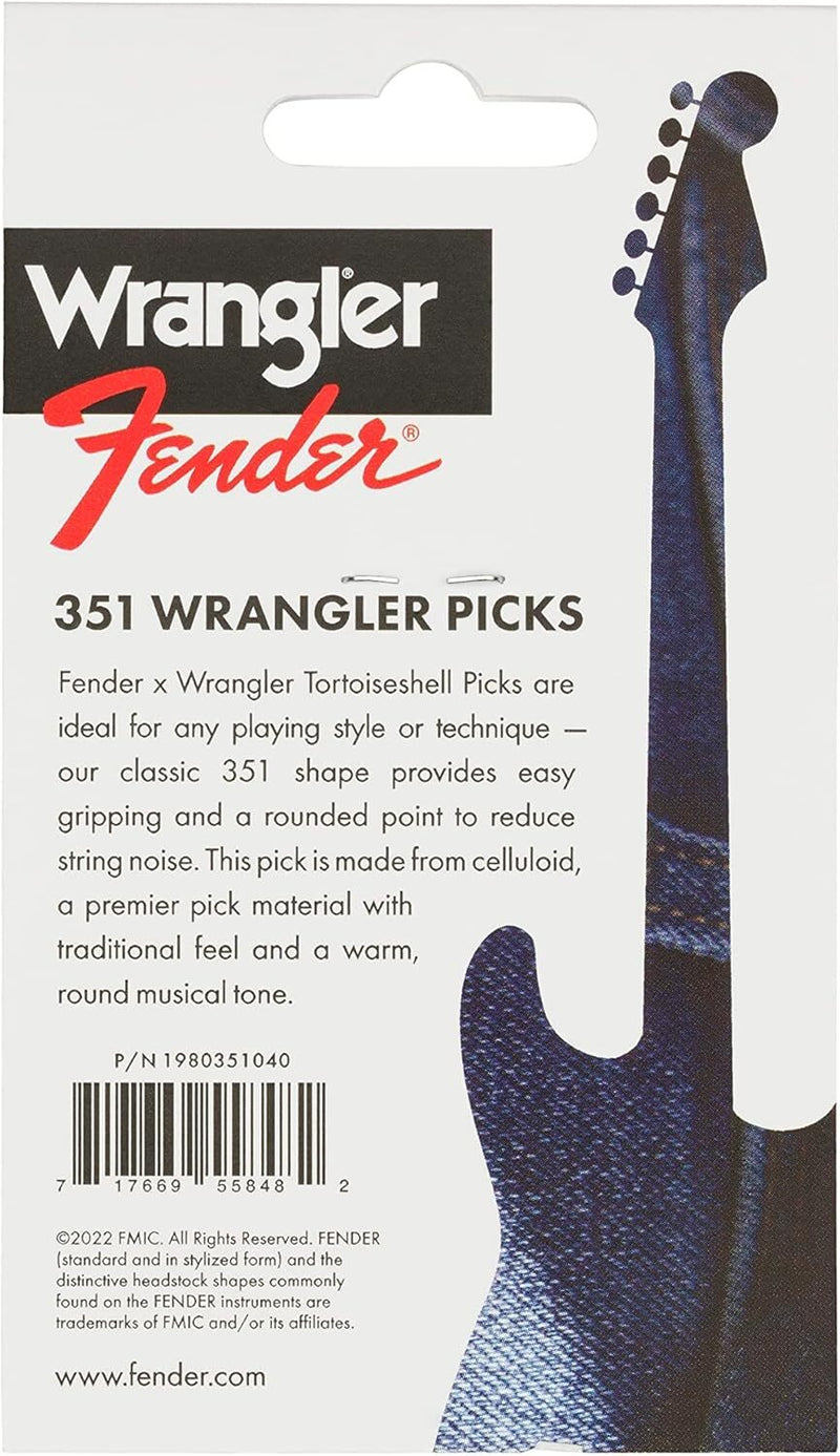 351 Wrangler x Fender Shell Pick - Medium (8 Pack)
