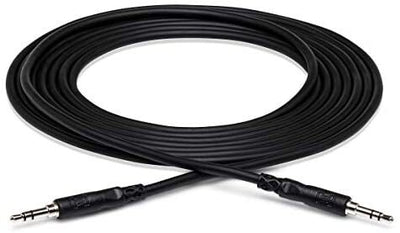 Hosa Stereo Interconnect, 3.5 Mm TRS To 1/4 In TRS, 10 Ft