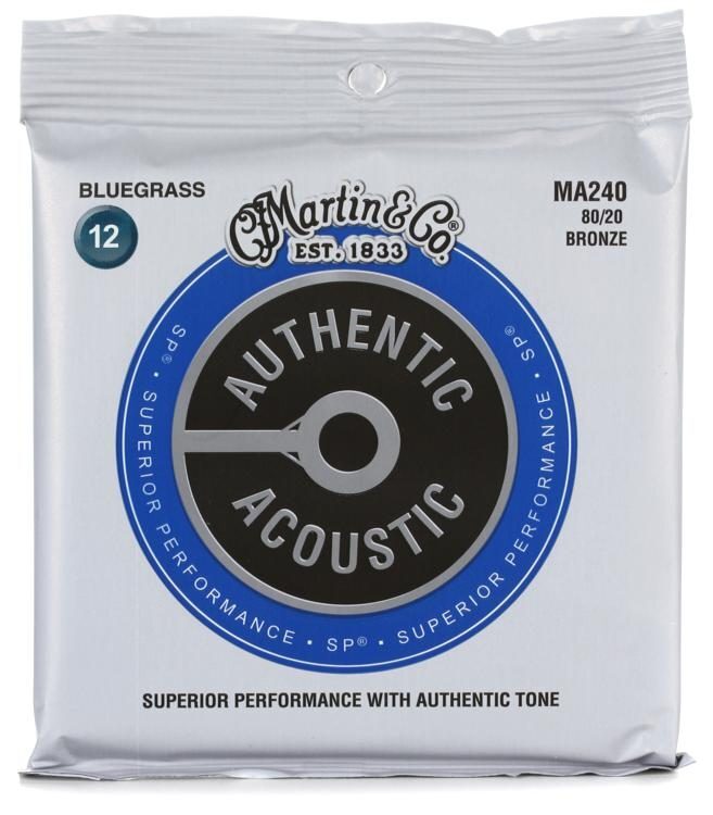 Martin Authentic 80/20 Bluegrass 12-56