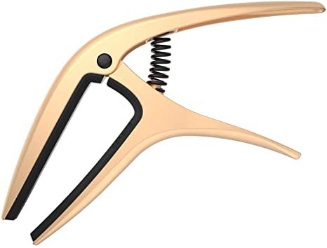 Ernie Ball Axis Dual Radius Capo, Gold Satin