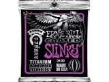 Ernie Ball Power Slinky Coated Titanium Electric Guitar Strings, 11-48 Gauge