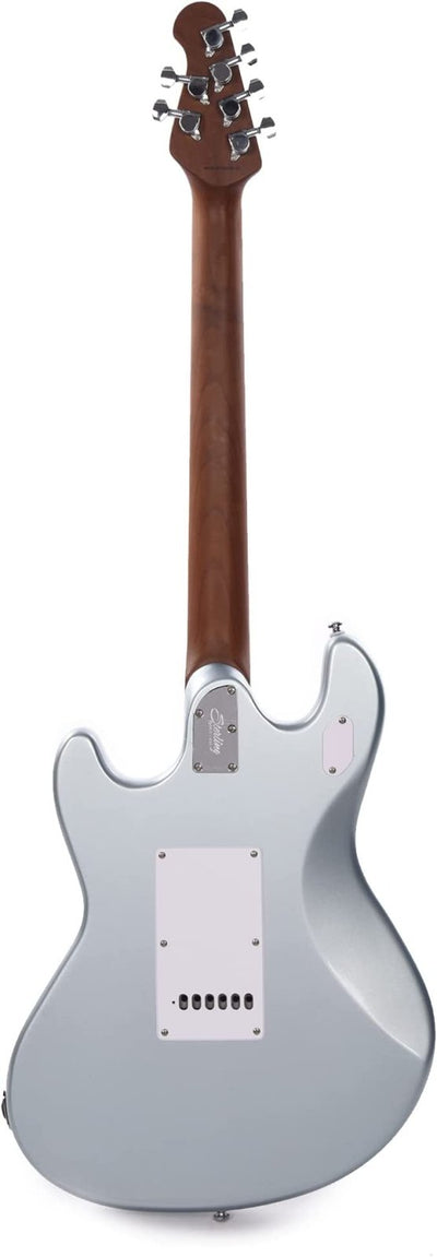Sterling StingRay Guitar in Firemist Silver