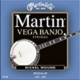 Martin Vega Banjo String Set, 5 String, Medium