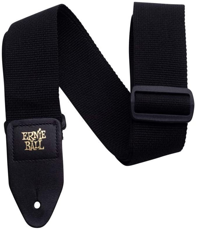 Ernie Ball Polypro Guitar Strap, Black