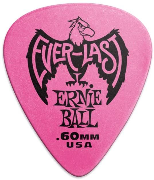 Ernie Ball .60mm Pink Everlast Guitar Picks