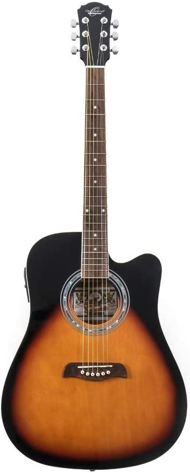 Oscar Schmidt Dreadnaught Acoustic Electric Vintage Sunburst