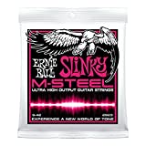 Ernie Ball Super Slinky M-Steel Electric Guitar Strings, 9-42 Gauge