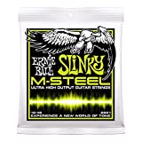 Ernie Ball Regular Slinky M-Steel Electric Guitar Strings, 10-46 Gauge