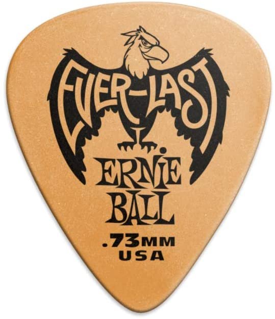 Ernie Ball .73mm Orange Everlast Guitar Picks