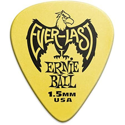 Ernie Ball 1.5mm Yellow Everlast Guitar Picks