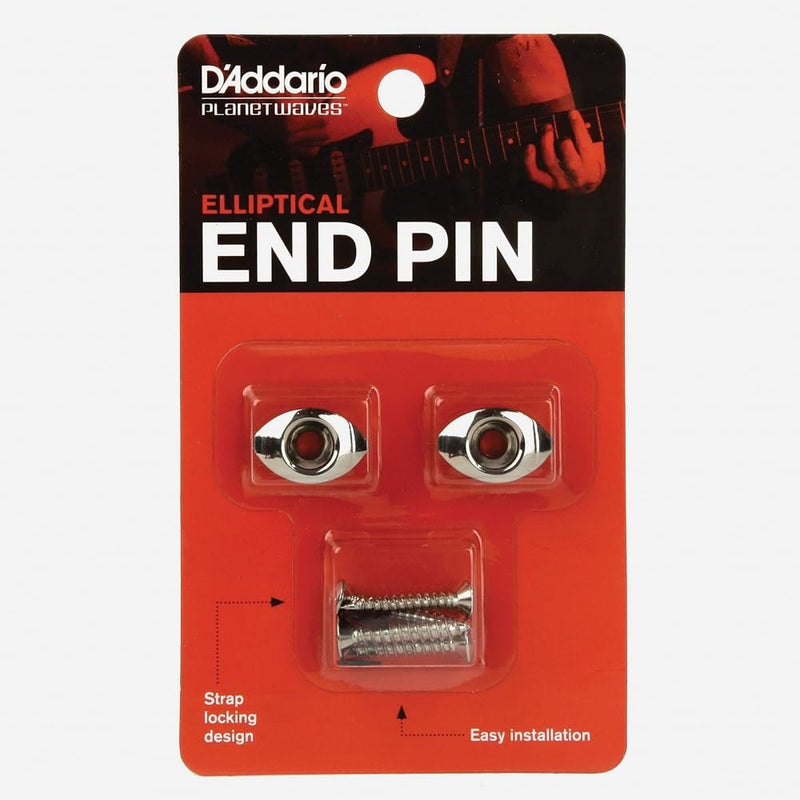Planet Waves Elliptical End Pins, Chrome