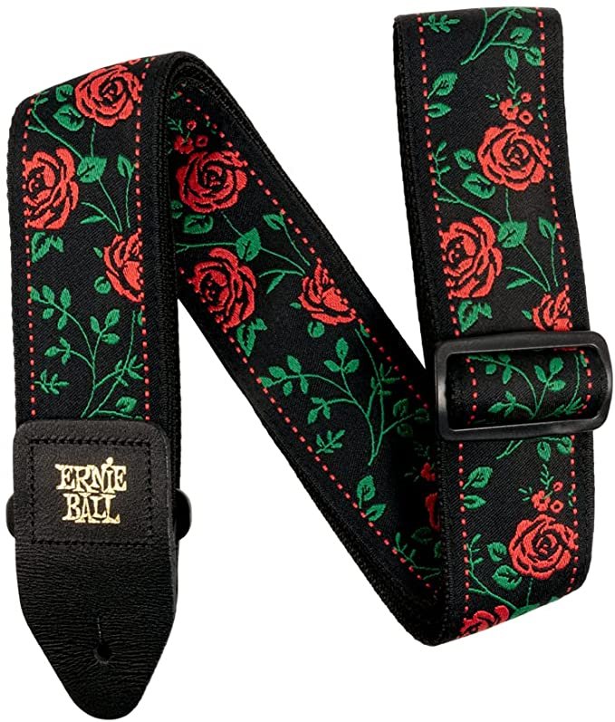 Ernie Ball Jacquard Guitar Strap, Spanish Rose