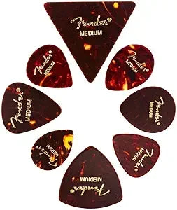 All Shapes Celluloid Medley Picks, Medium (8)