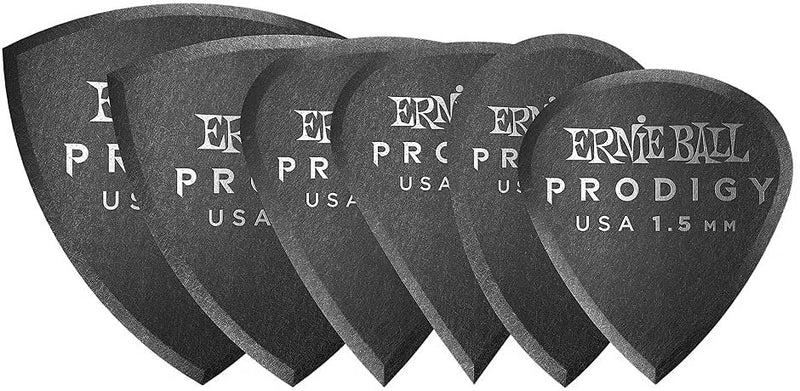 Ernie Ball 1.5mm Black Multipack Prodigy Guitar Picks