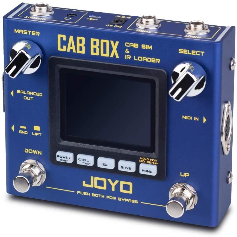 Joyo R-08 Cab Box Guitar Cabinet Speaker Simulator and IR Loader Pedal