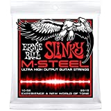 Ernie Ball Skinny Top Heavy Bottom Slinky M-Steel Electric Guitar Strings, 10-52 Gauge