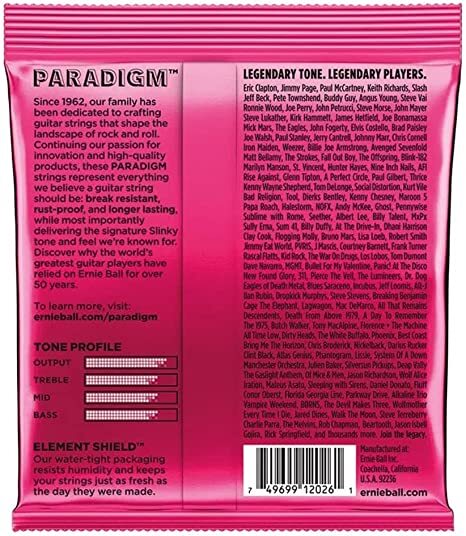 Ernie Ball Paradigm Super Slinky Electric Guitar Strings, 9-42 Gauge