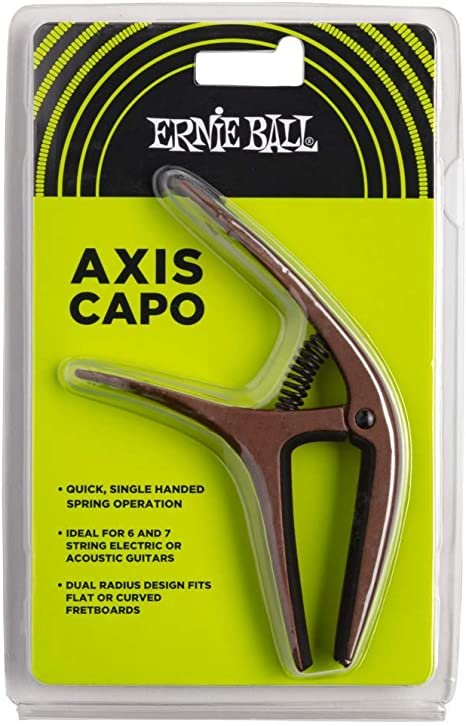 Ernie Ball Axis Dual Radius Capo, Bronze