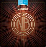 D'Addario NB1253 Nickel Bronze Acoustic Guitar Strings Light 12-53