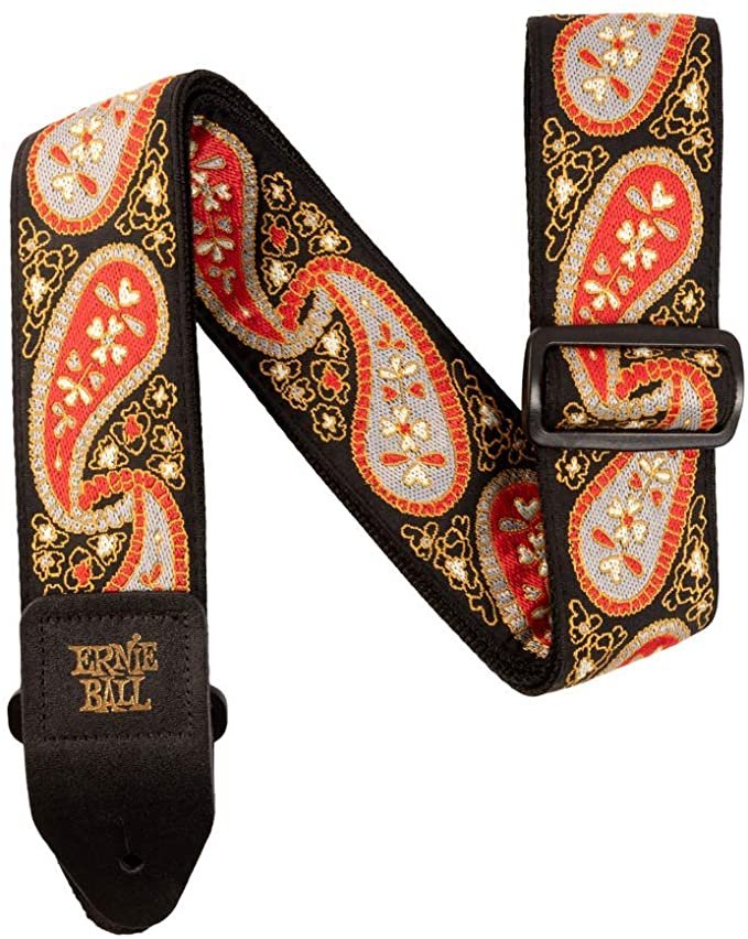 Ernie Ball Jacquard Guitar Strap, Midnight Paisley