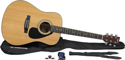 Yamaha GigMaker Deluxe Acoustic Guitar Package with FD01S Guitar, Gig Bag, Tuner, Strap and Picks - Natural