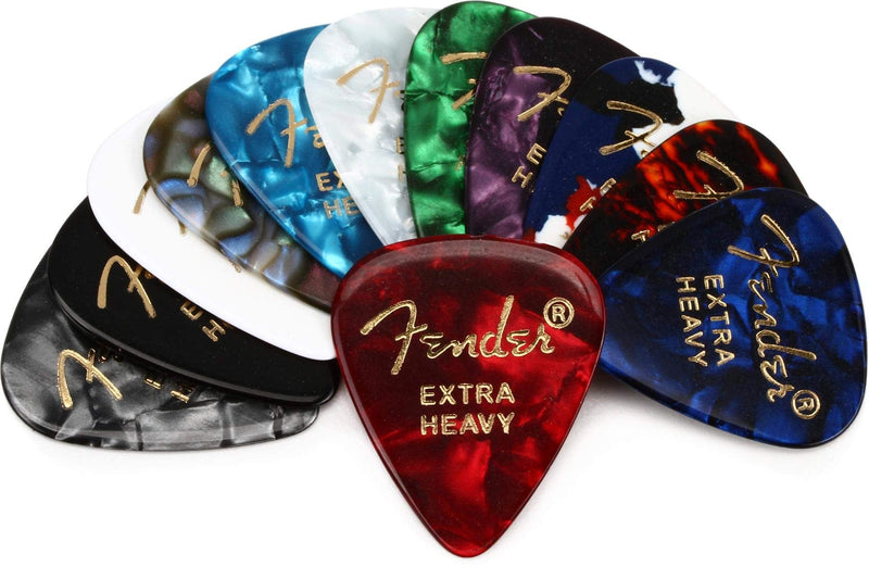 Fender Celluloid Medley Pick EXTRA HEAVY