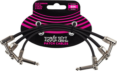 6in Ernie Ball Flat Ribbon Patch Cable