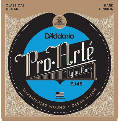 D'Addario EJ46 Pro-Arte Nylon Classical Guitar Strings Hard Tension