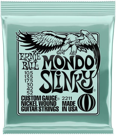 Ernie Ball Mondo Slinky Nickel Wound Electric Guitar Strings, 10.5-52 Gauge