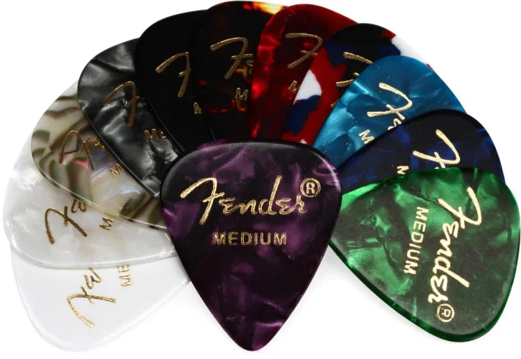 Fender 351 Material Medley Picks, Medium (6)