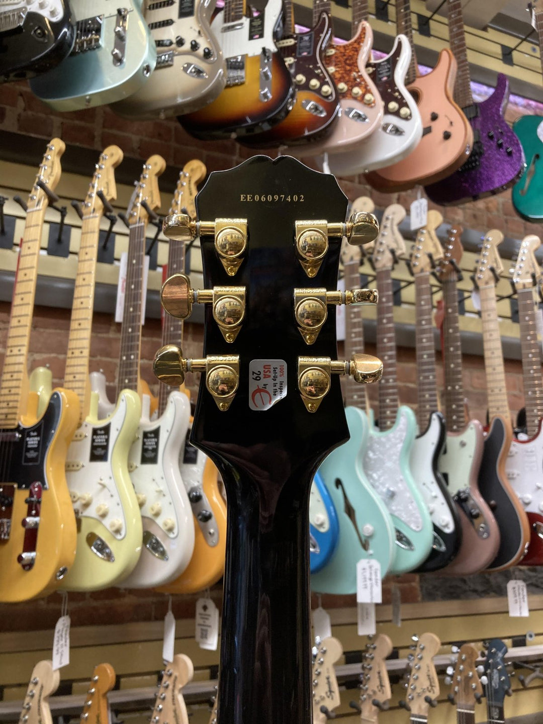 Epiphone Les Paul Custom Black Beauty (3-Pickup), Ebony – Bros Guitars