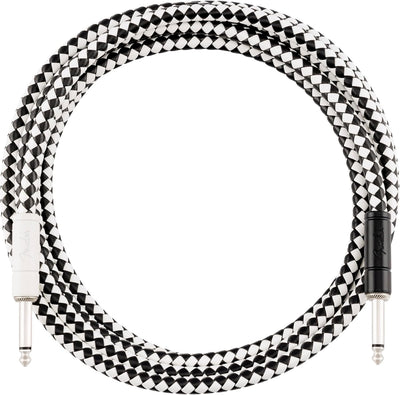 Fender Pro 10' Instrument Cable, Checker