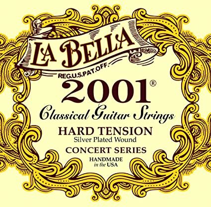 La Bella 2001 Series Classical Strings, Hard Ten.