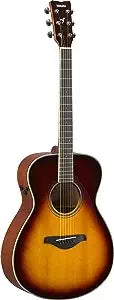 Yamaha FS-TA Concert Size Transacoustic Guitar w/ Chorus and Reverb, Brown Sunburst