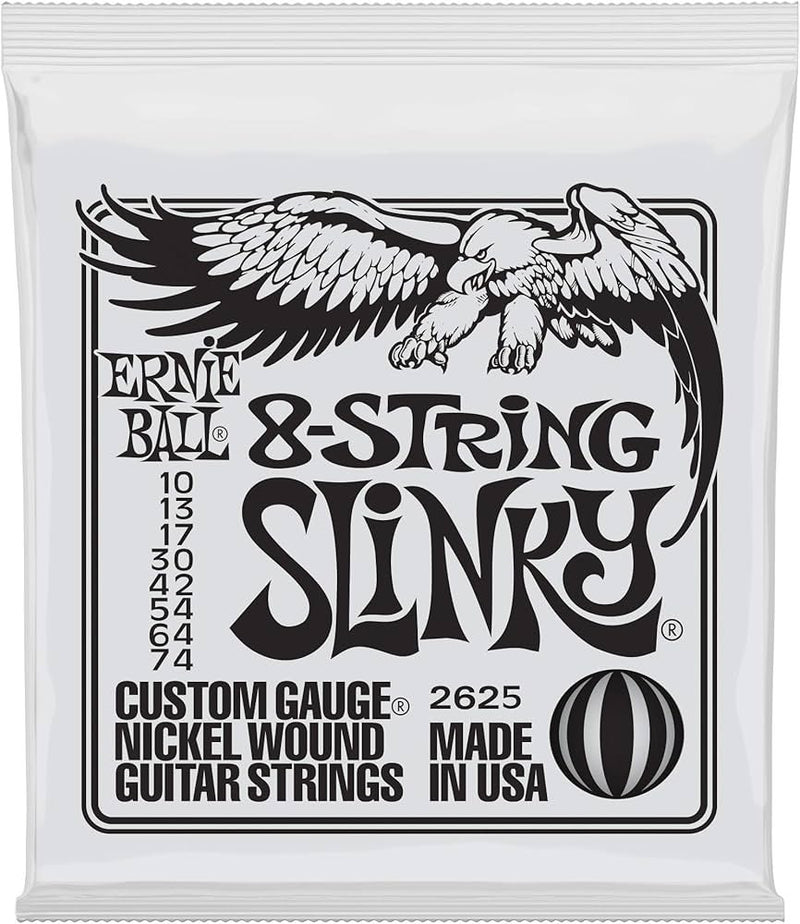 Ernie Ball Nickel Wound 8 String Slinky 10-74