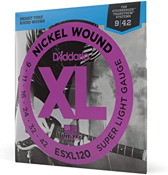 D'Addario ESXL120 Nickel Wound Double Ball End Electric Guitar Strings