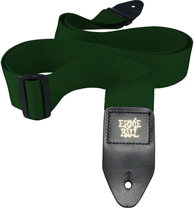 Ernie Ball Polypro Guitar Strap, Forest Green