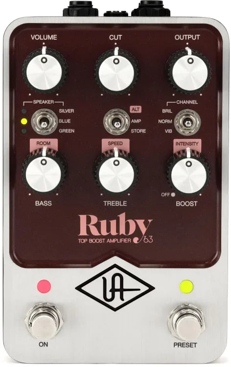 Universal Audio Ruby '63 Top Boost Amplifier Pedal